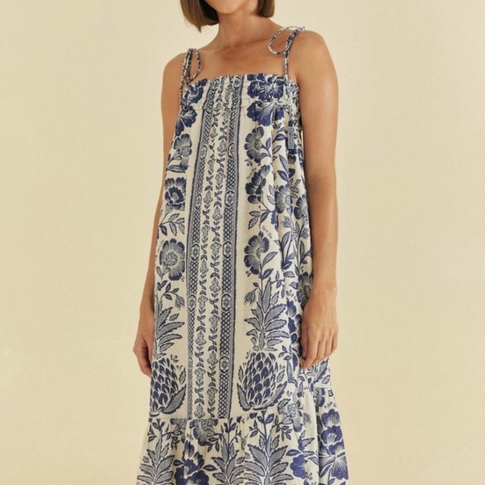 NWT Farm Rio Pineapple Garden Dress, Small - Picture 4 of 12